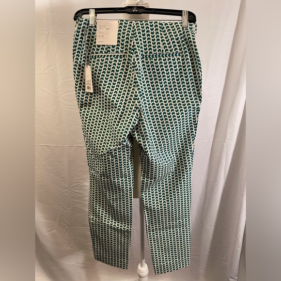 A New Day Slim Fit Ankle Pants Green and White - Picture 5 of 12